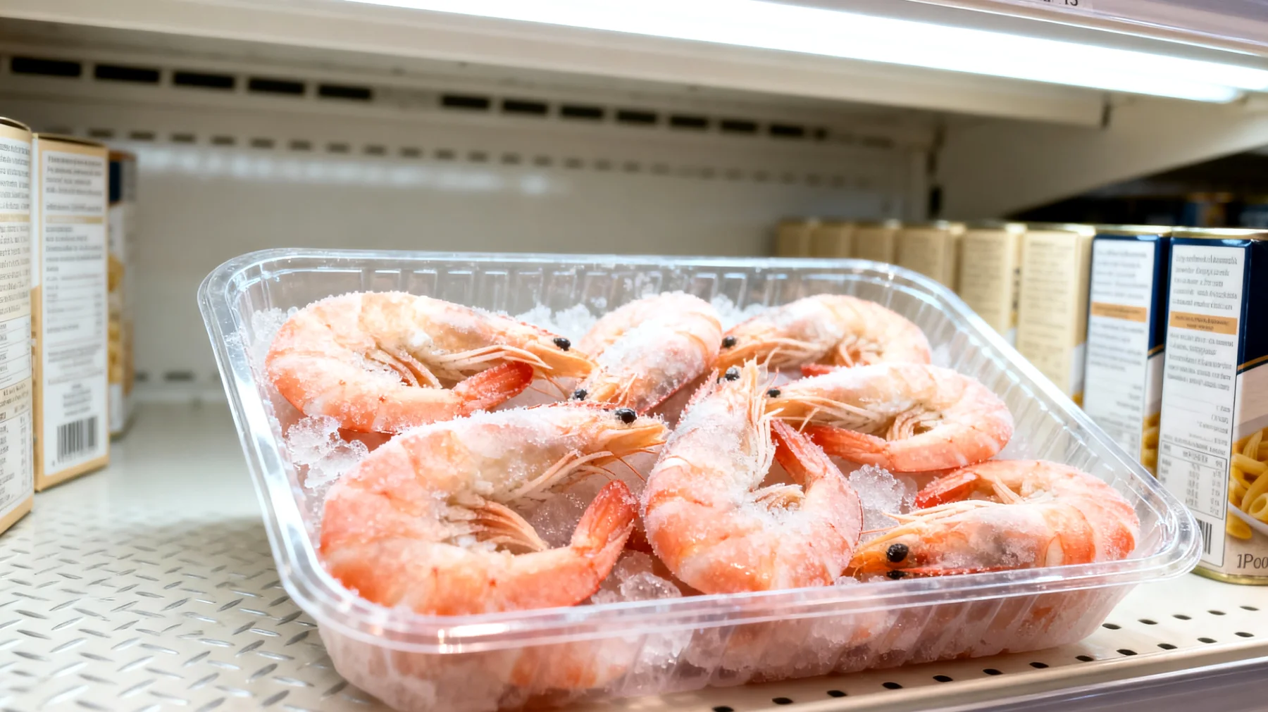 Gamberi surgelati"