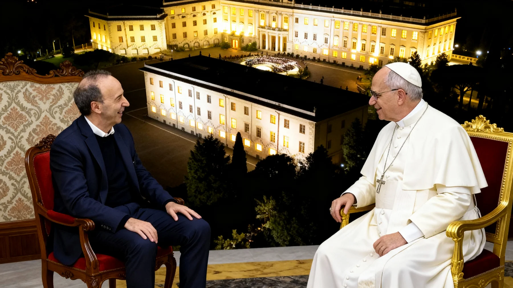 PIETRO - UN UOMO NEL VENTO! Benigni Vaticano"