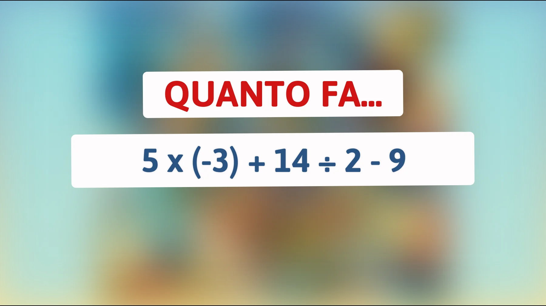 Scopri la Risposta all'Indovinello che Metterà alla Prova la Tua Intelligenza e Vedi se Sei un Vero Genio!"