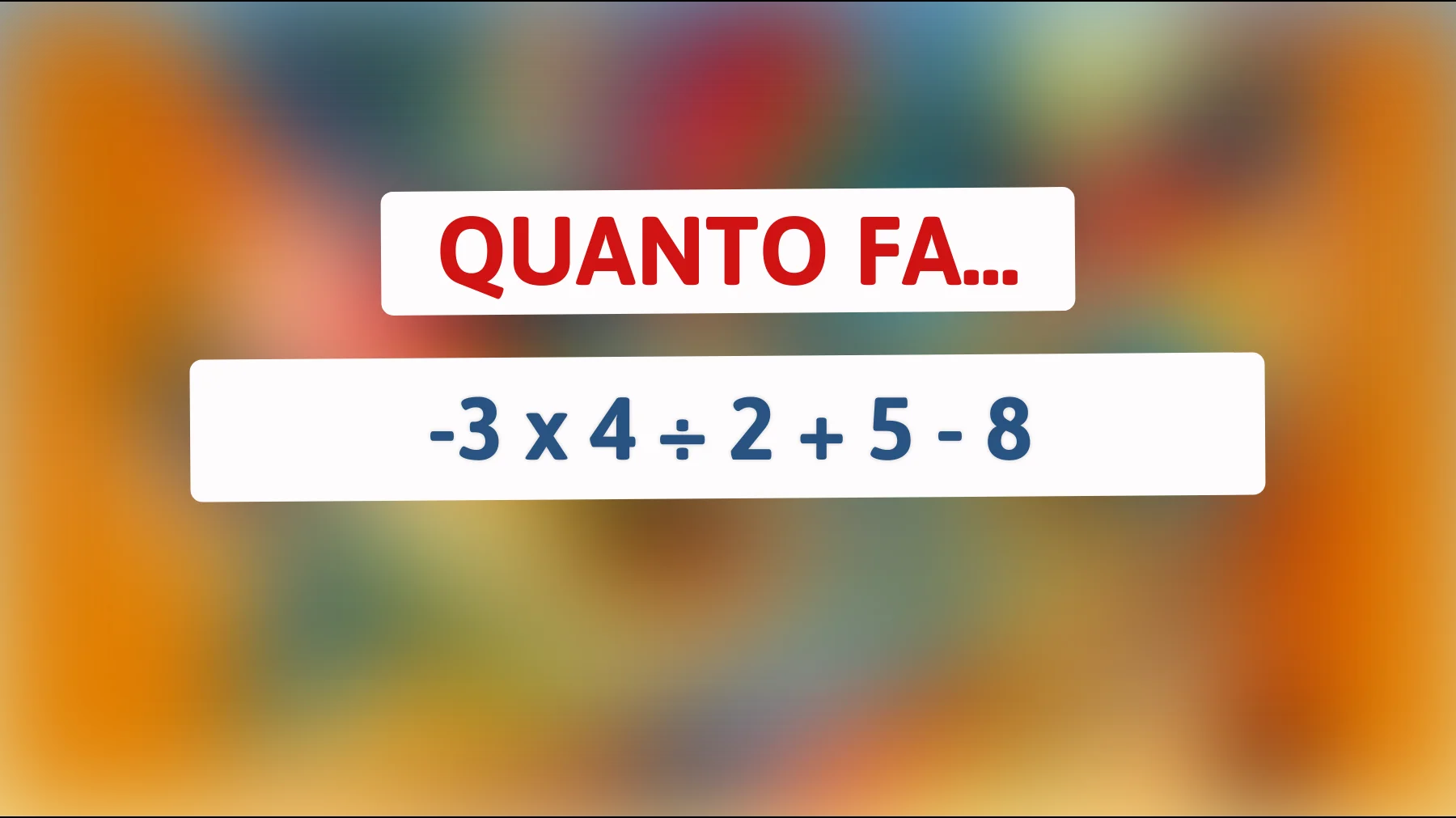 Sei abbastanza geniale da risolvere questo indovinello matematico in meno di 30 secondi? Scoprilo ora!"